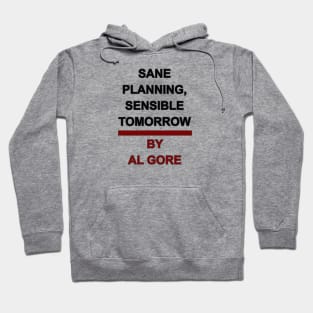 Sane Planning Sensible Tomorrow Hoodie